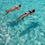Flotando en el Cielito Cozumel en Qué Hacer en Cozumel y descubriendo la Playa más Bonita de Cozumel.