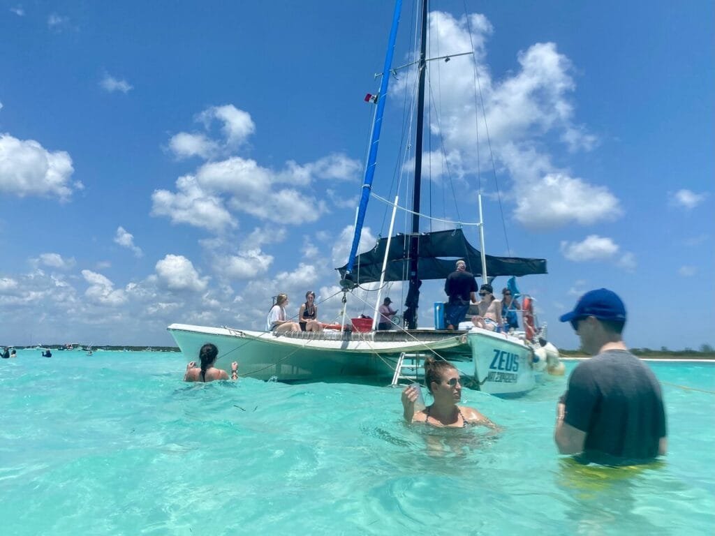Disfrutando un tour. Cómo llegar al Cielo Cozumel desde Playa del Carmen