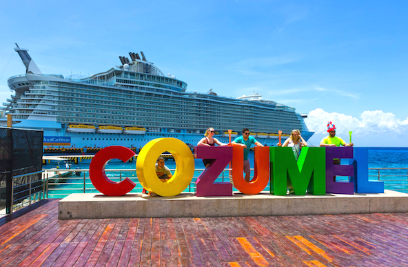 ¿Cozumel es parte de la Riviera Maya? 4 Letras de Cozumel en el Puerto de Cruceros