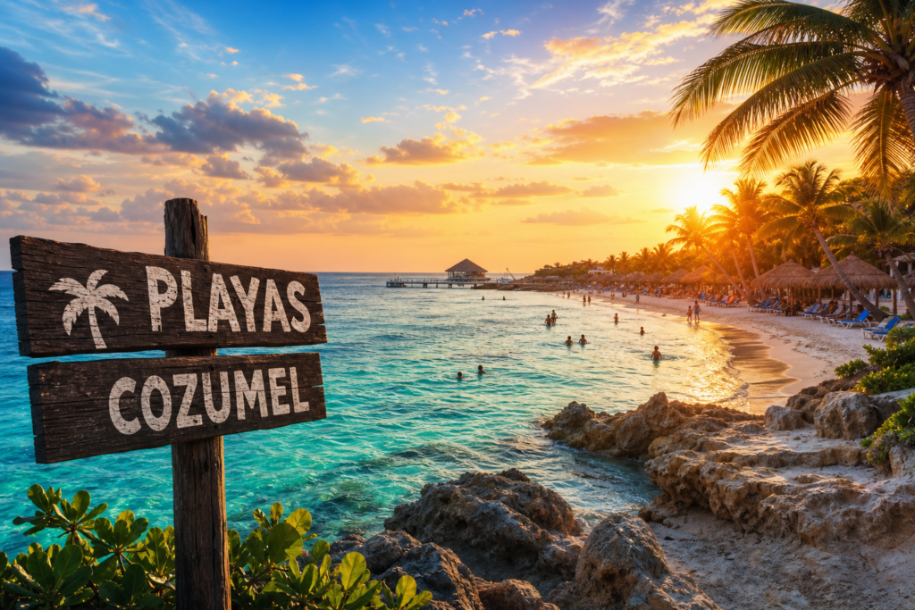 Imagen para ilustrar qué playas son públicas en Cozumel