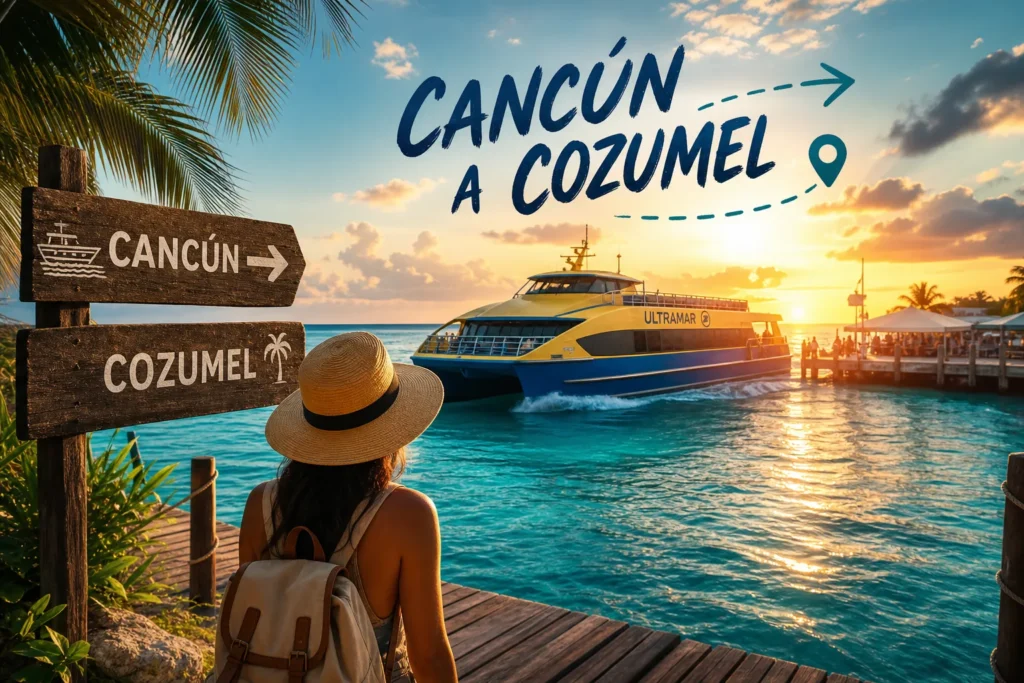 ¿Cómo puedo ir de Cancún a Cozumel?